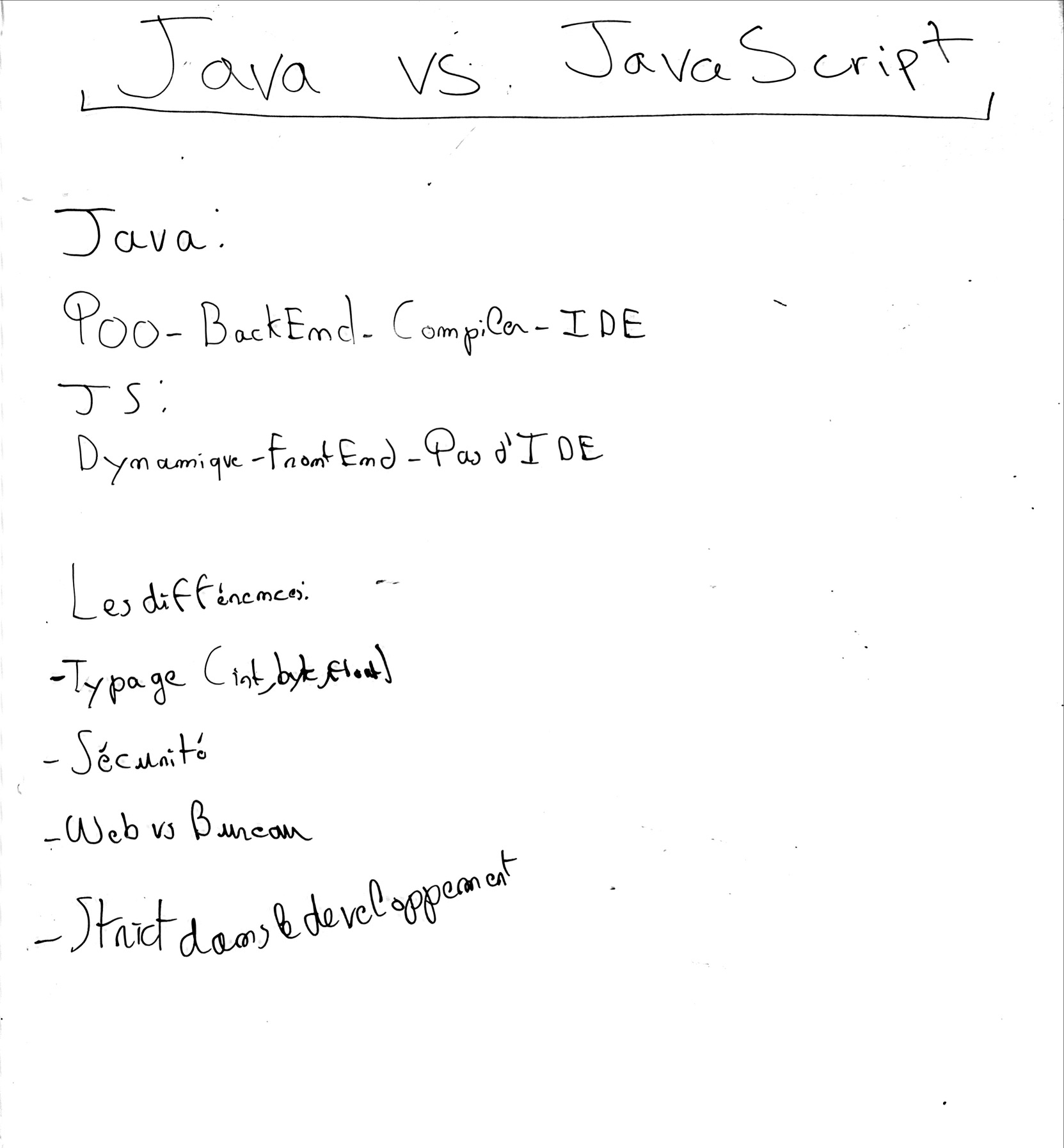 java vs javascript